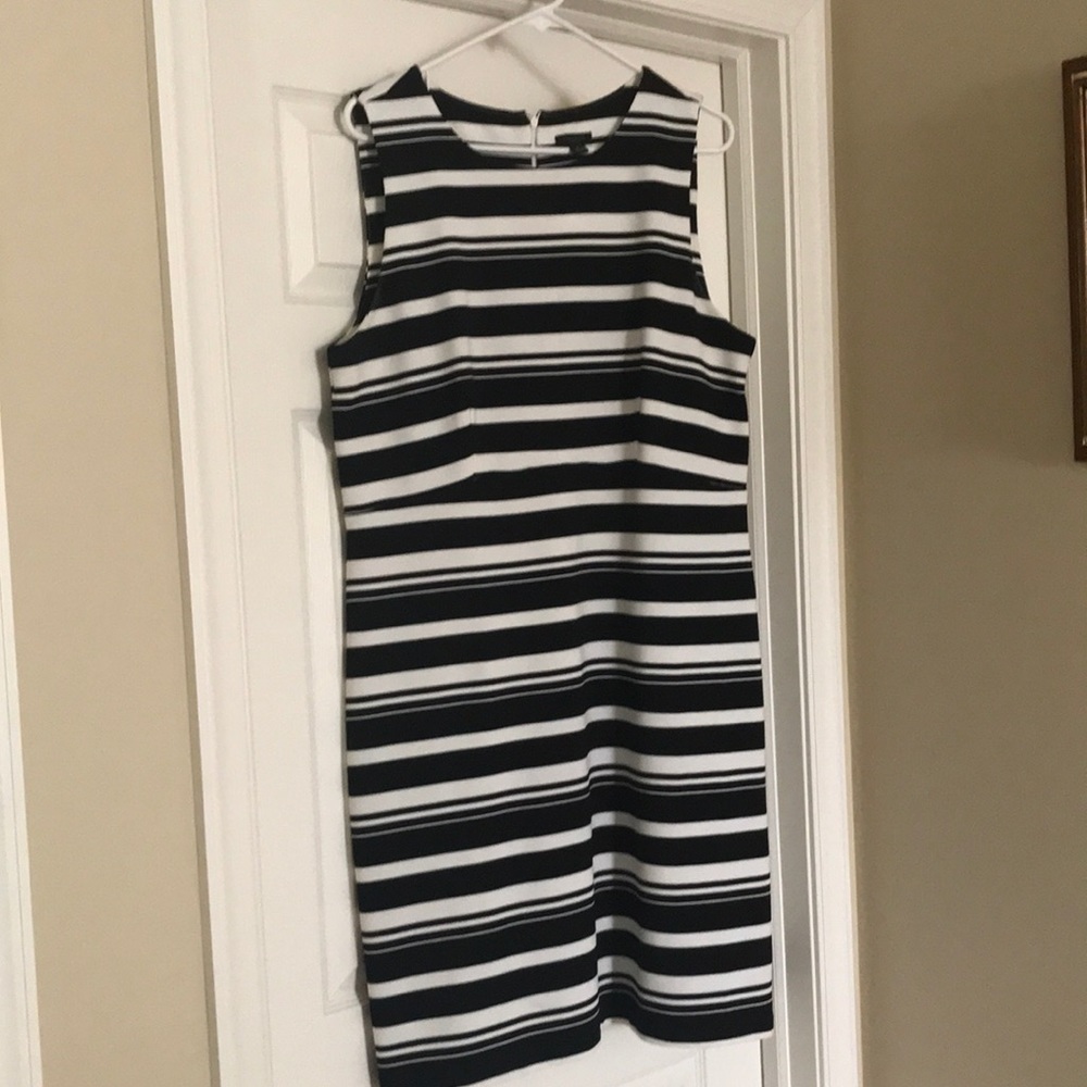 Black and White Stripped Dress